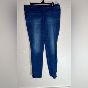 Jennifer Lopez Size 16 Pants Blue Straight Leg